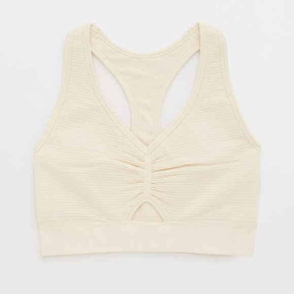 OFFLINE By Aerie Totally Textured Seamless Racerback Sports Bra, XXL - Picture 4 of 7